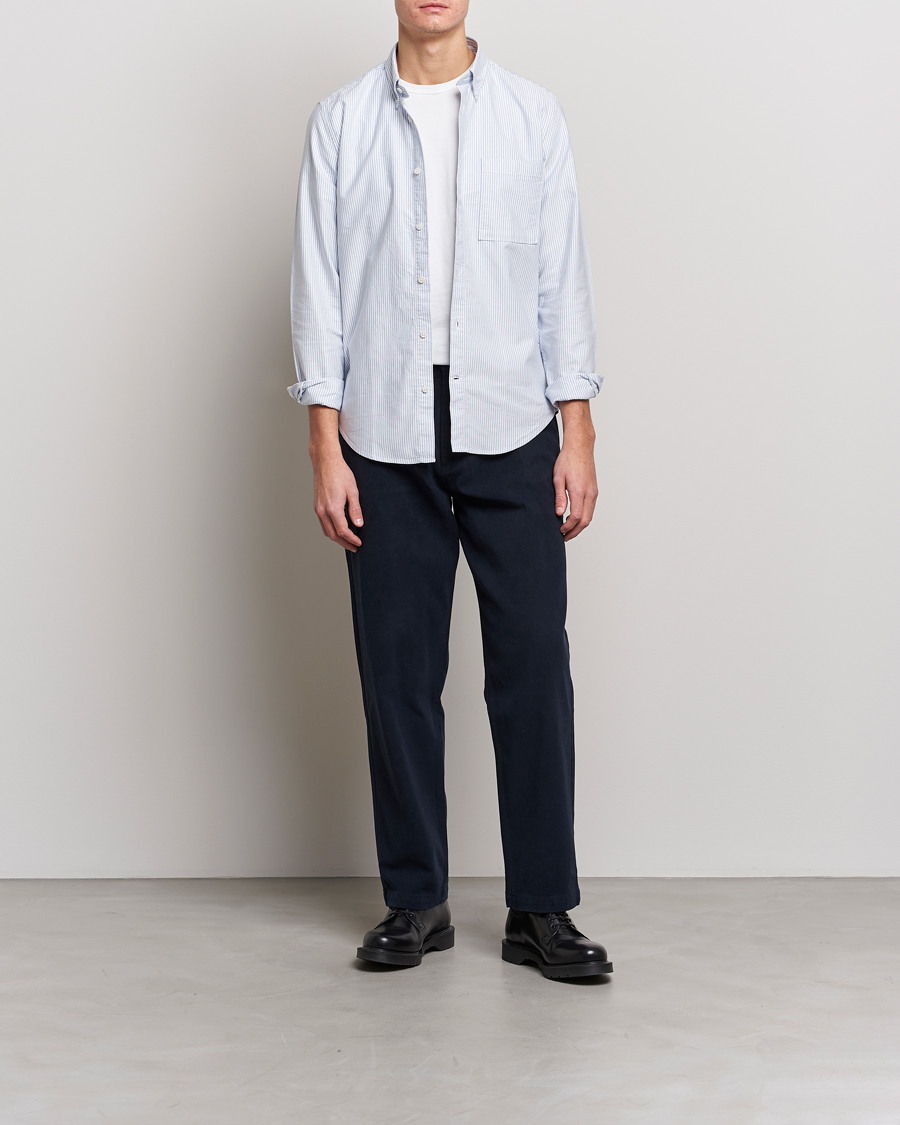 Homme | Chemises | NN07 | Arne Button Down Oxford Shirt Blue/White