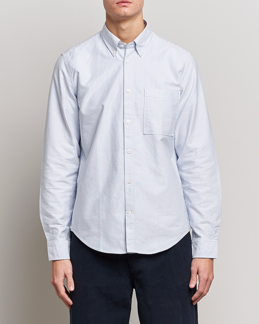 Homme | Chemises | NN07 | Arne Button Down Oxford Shirt Blue/White