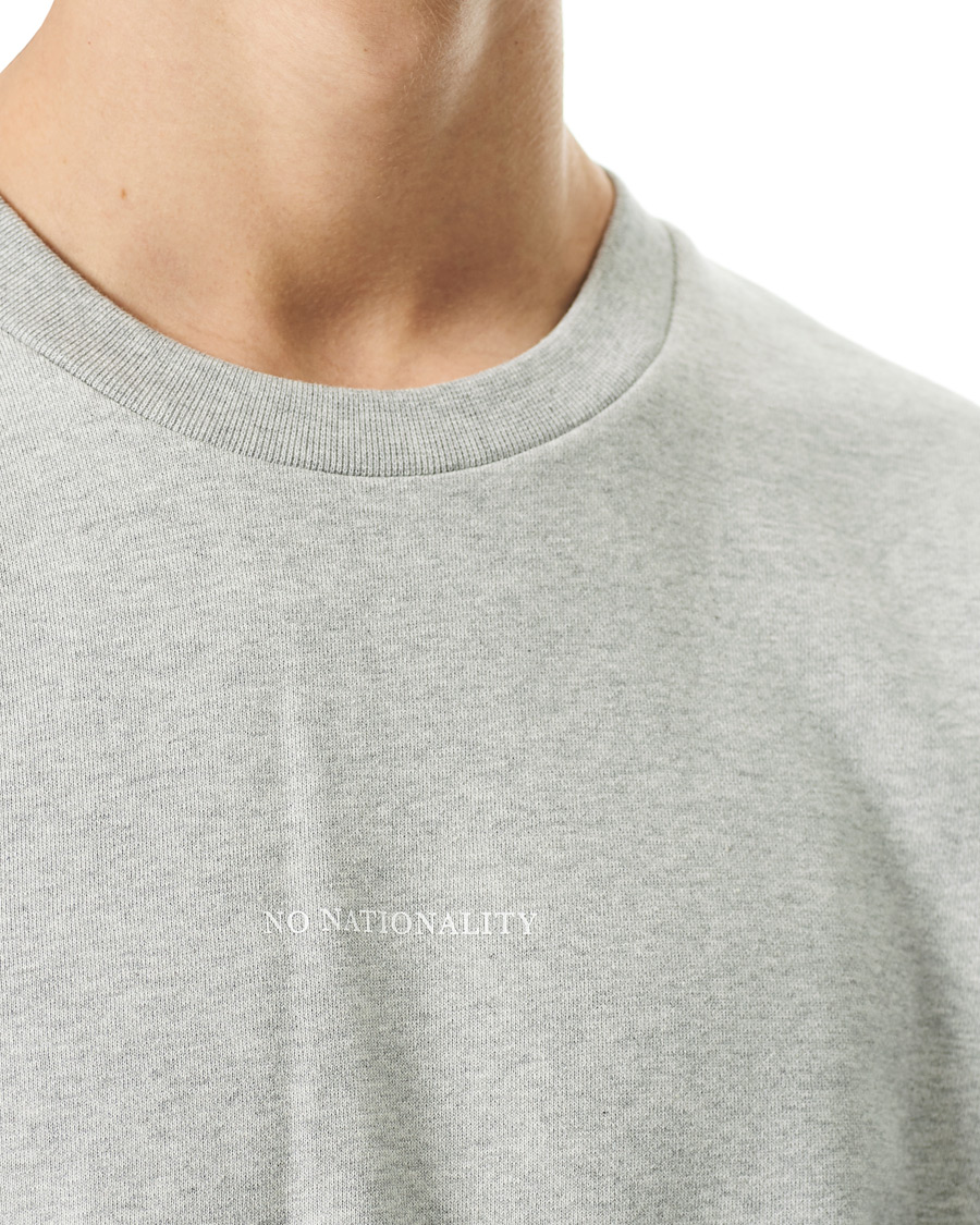 Heren | Truien | NN07 | Barrow Crew Neck Sweatshirt Light Grey Melange