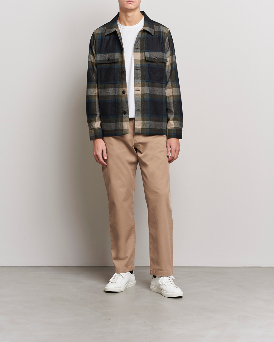 Homme | Pantalons | NN07 | Alex Straight Fit Cotton Chinos Khaki