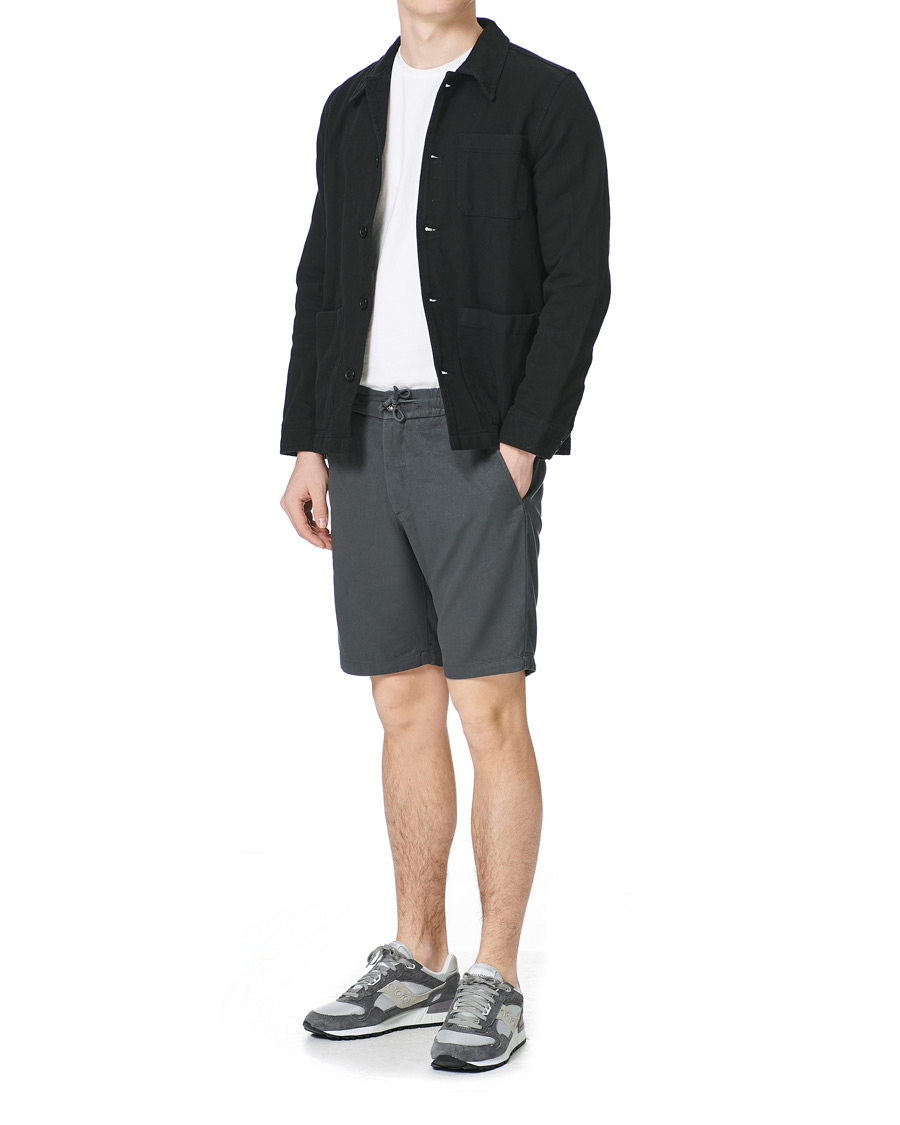 Homme | Shorts | NN07 | Seb Tencel Drawstring Shorts Concrete