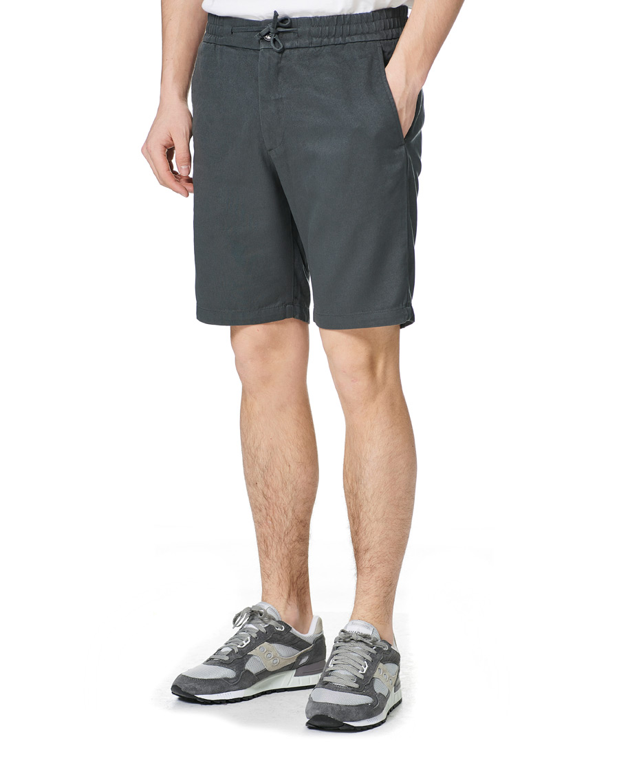 Homme | Shorts | NN07 | Seb Tencel Drawstring Shorts Concrete