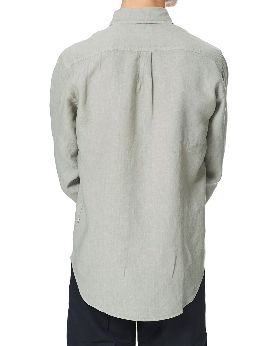 Homme | Chemises | NN07 | Levon Linen Shirt Light Grey