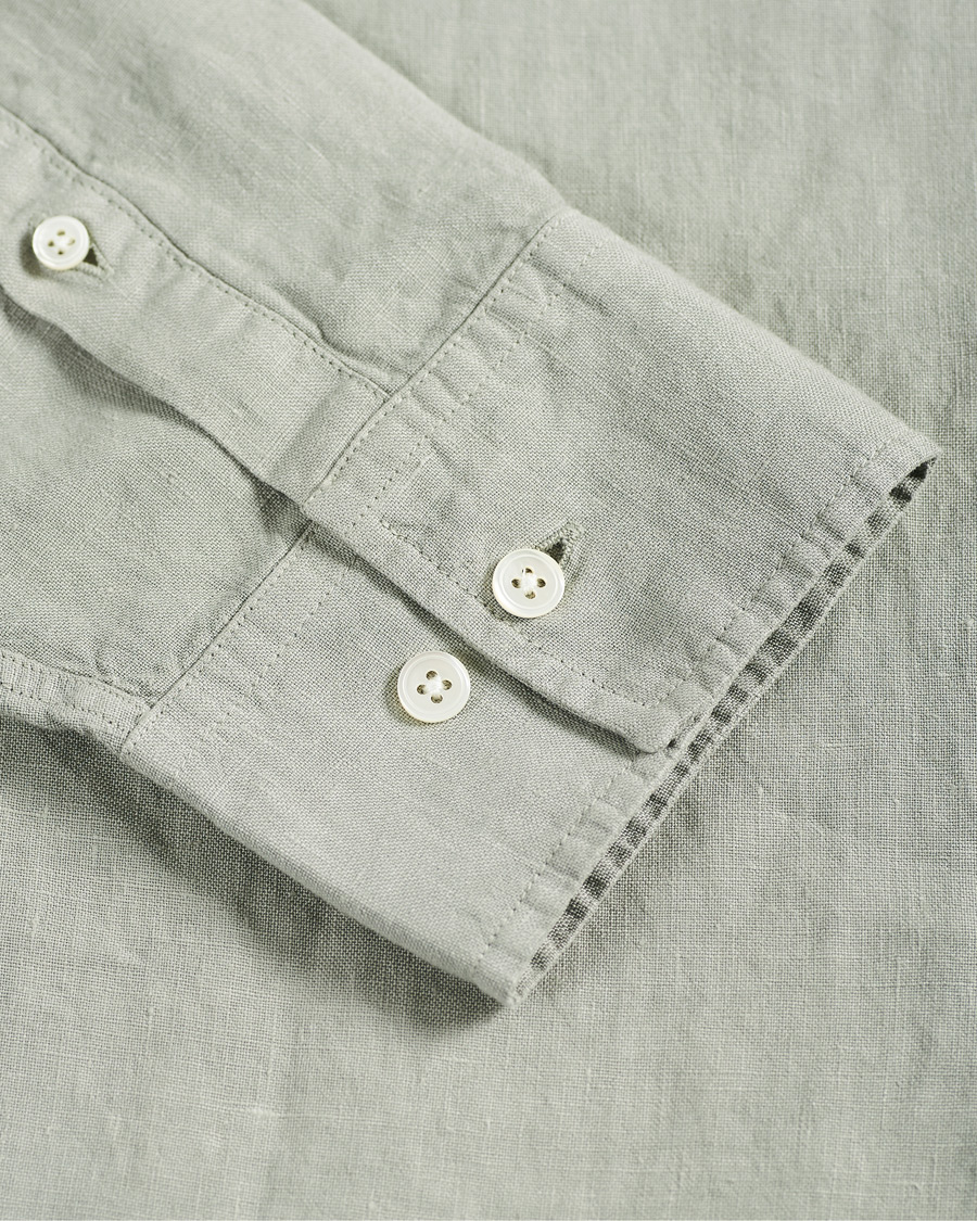 Homme | Chemises | NN07 | Levon Linen Shirt Light Grey