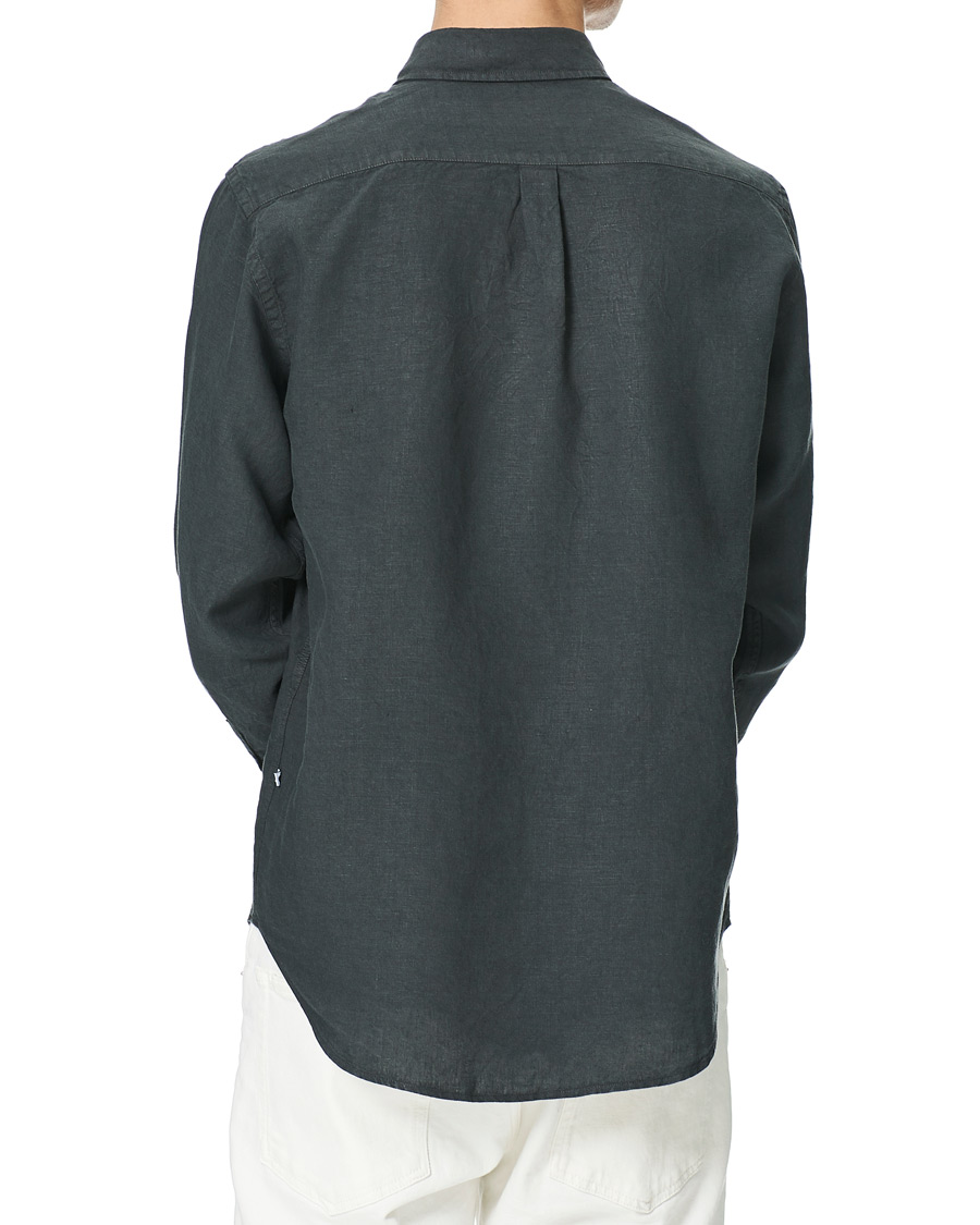Homme | Chemises | NN07 | Levon Linen Shirt Concrete