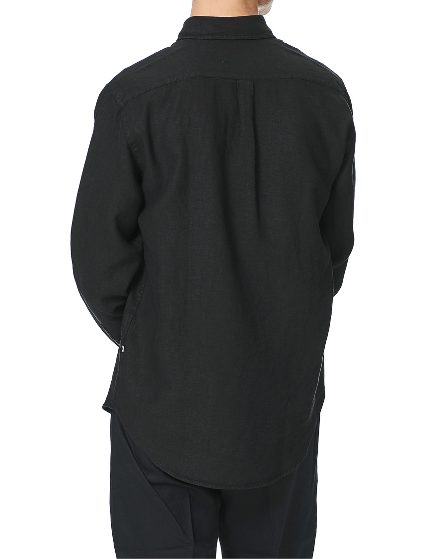 Homme | Chemises | NN07 | Levon Linen Shirt Black