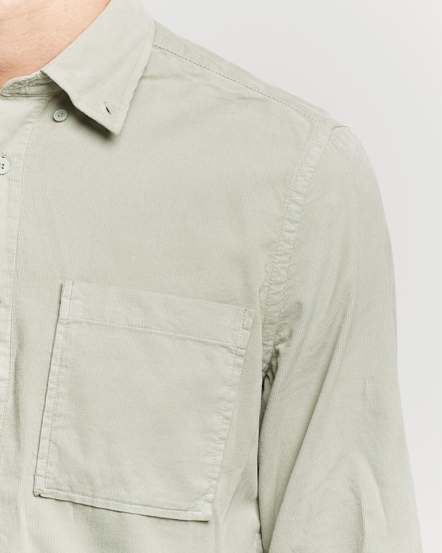 Homme | Chemises | NN07 | Arne Button Down Baby Cord Shirt Oil Green