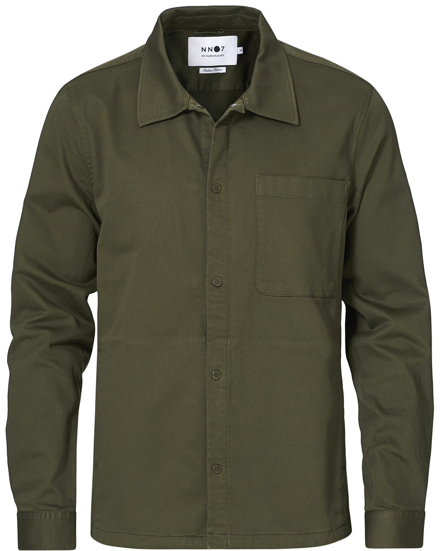 Homme | Chemises | NN07 | Philip Overshirt Army Green