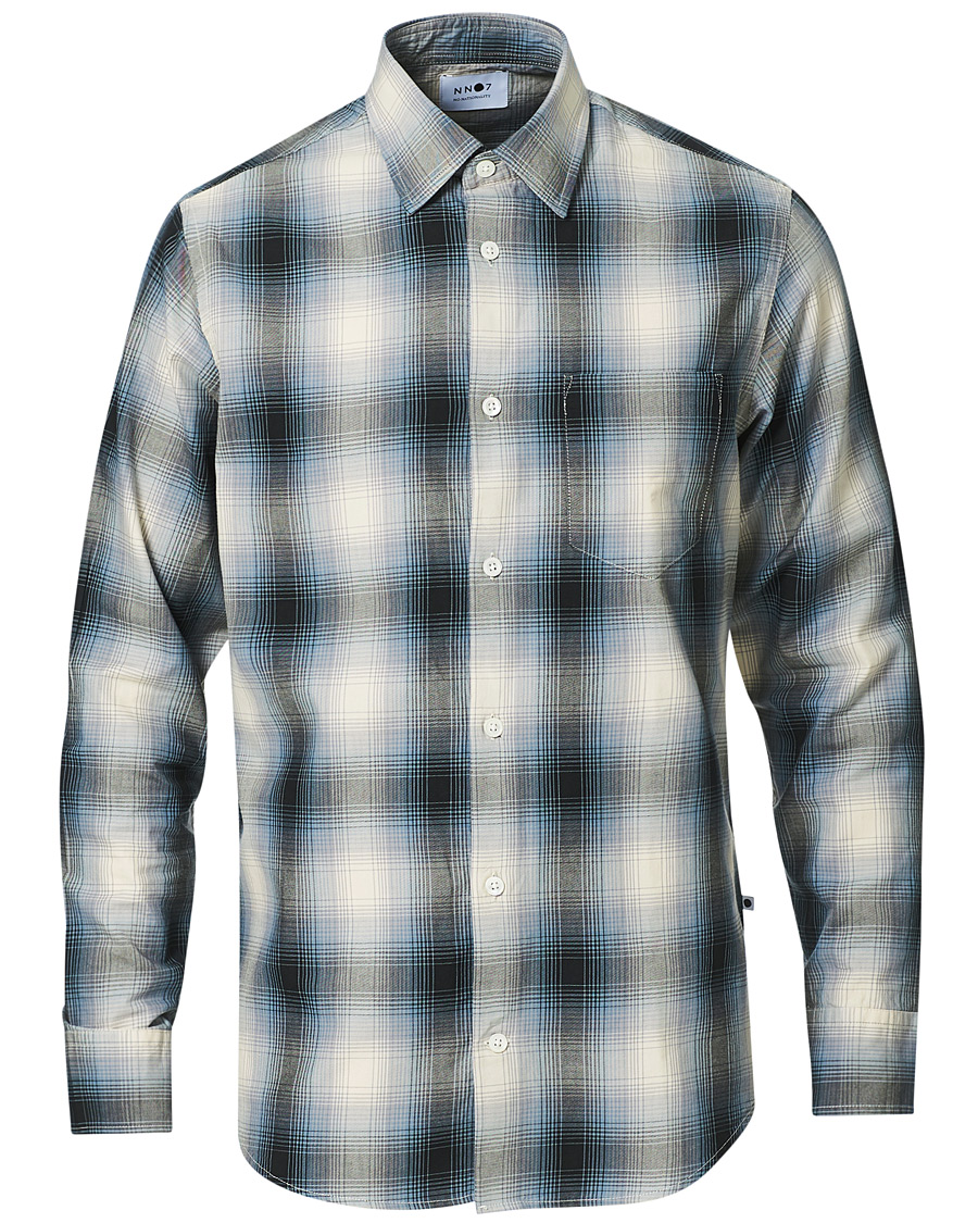Homme | Chemises | NN07 | Errico Checked Shirt Blue/White