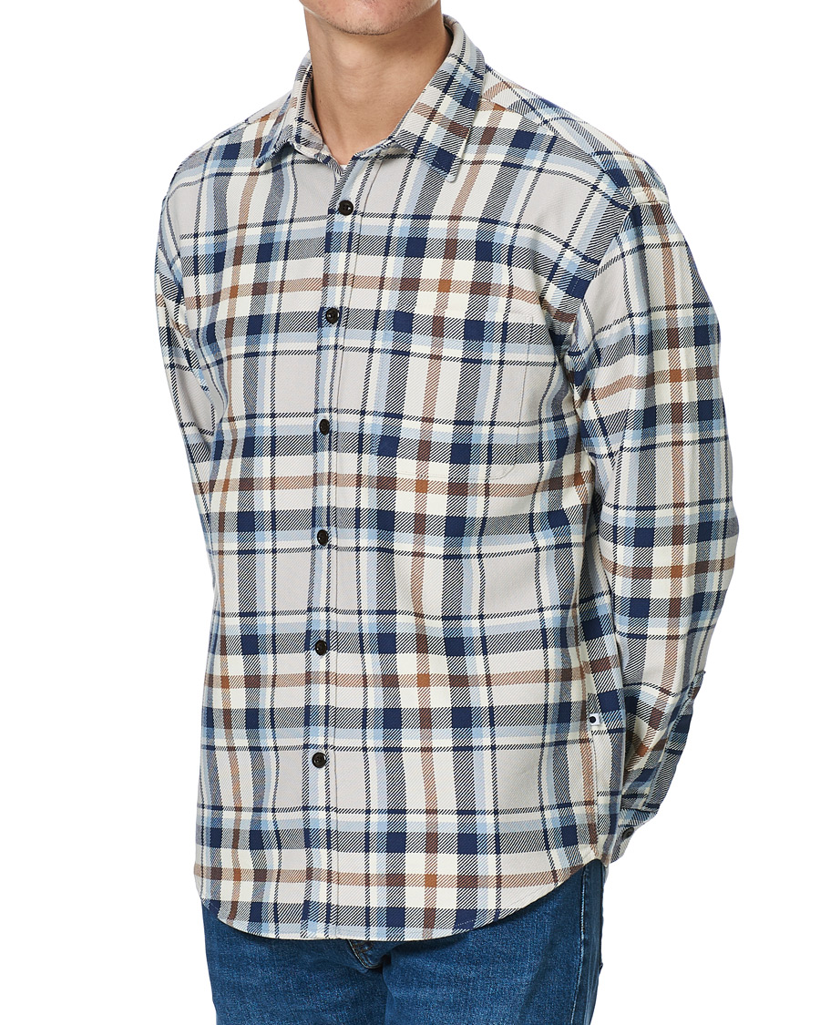 Homme | Chemises | NN07 | Deon Overshirt Blue Check