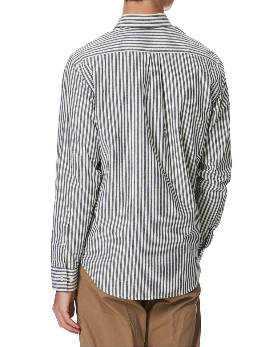 Homme | Chemises | NN07 | Levon Button Down Seersucker Shirt Blue/White