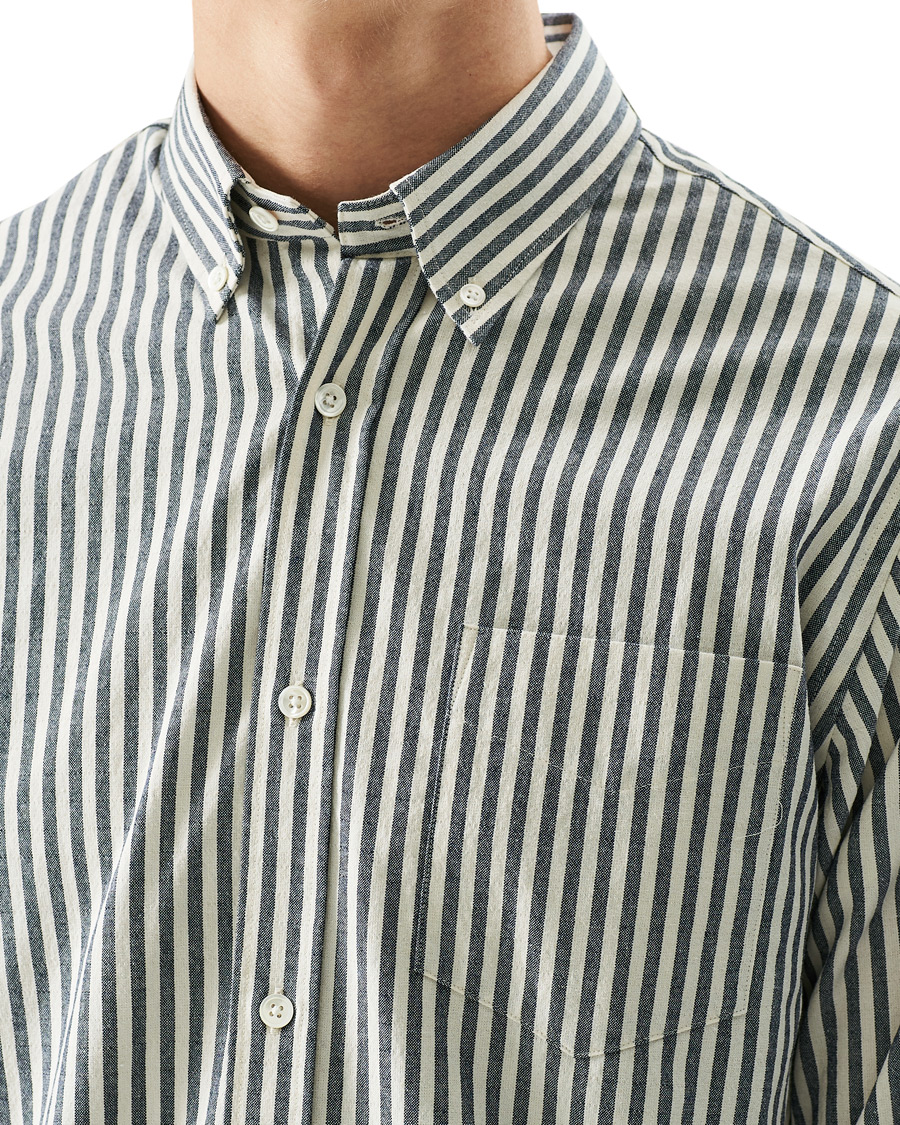Homme | Chemises | NN07 | Levon Button Down Seersucker Shirt Blue/White