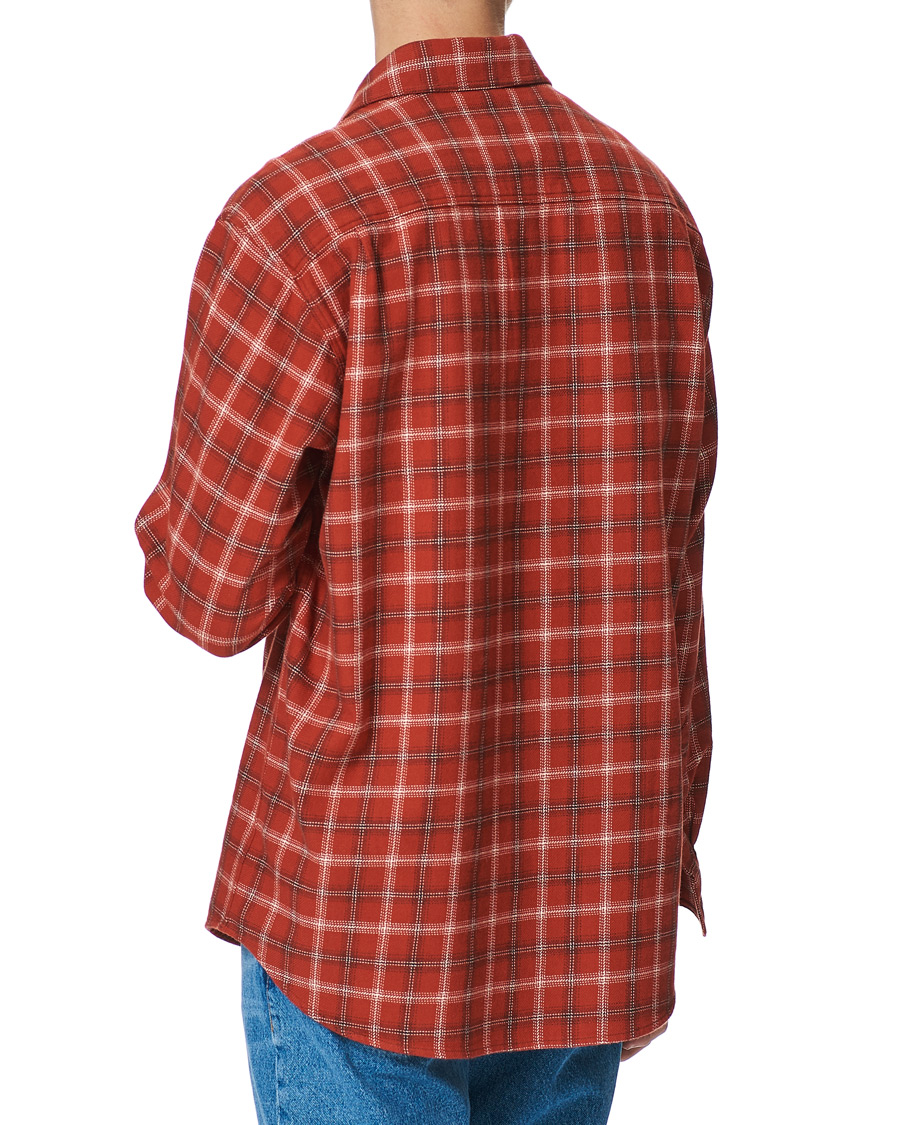 Homme | Chemises | Nudie Jeans | Filip Lumber Light Flannel Shirt Poppy Red