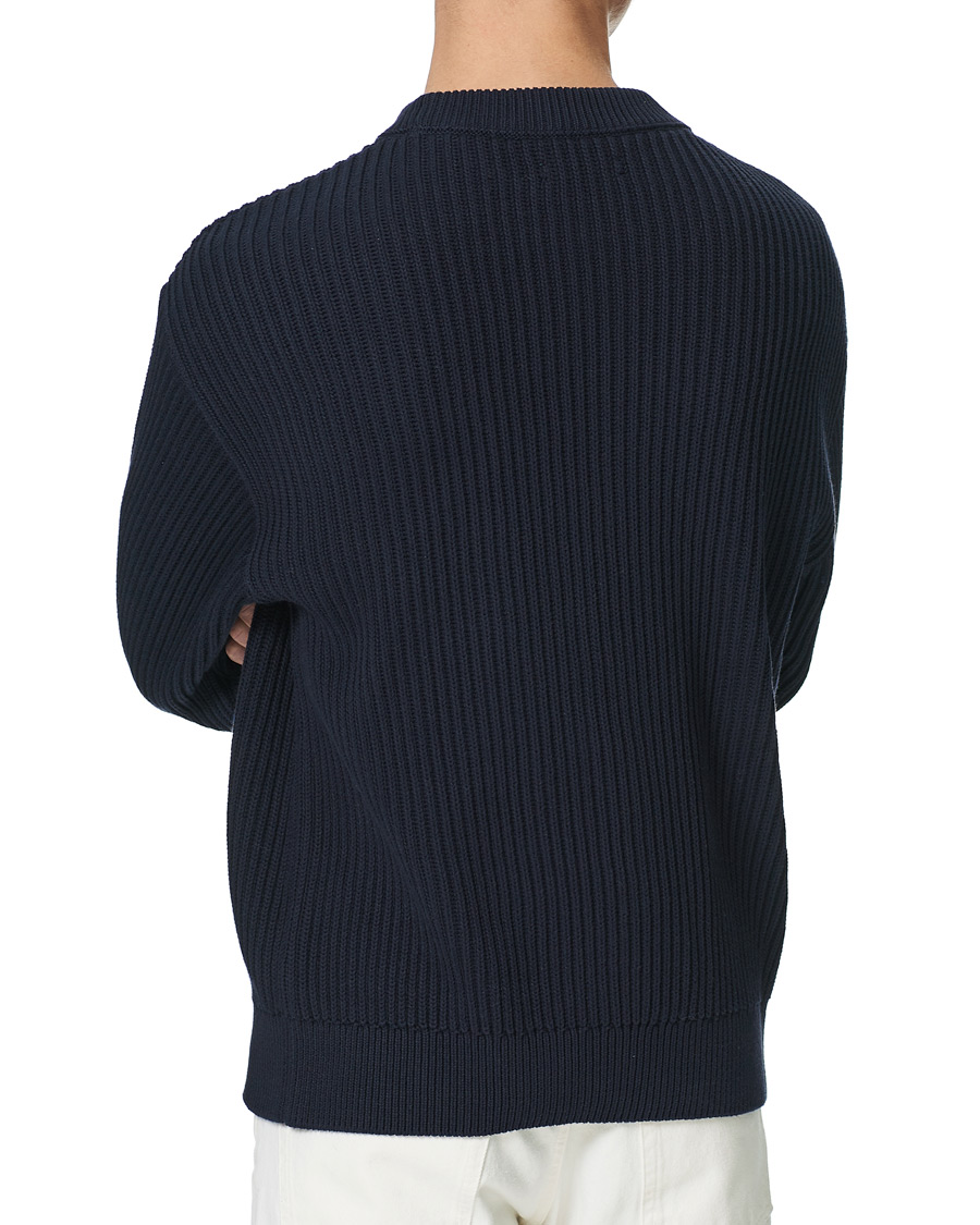 Homme | Pulls Et Tricots | Nudie Jeans | Frank Chunky Rib Sweater Navy