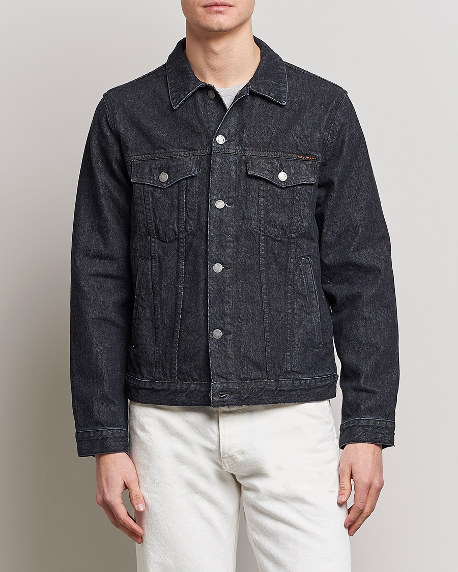 Homme | Manteaux Et Vestes | Nudie Jeans | Robby Denim Jacket Le Black