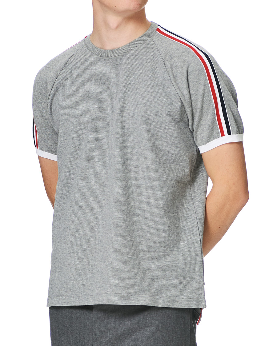 Heren | T-shirts | Thom Browne | Raglan Sleeve T-Shirt Light Grey