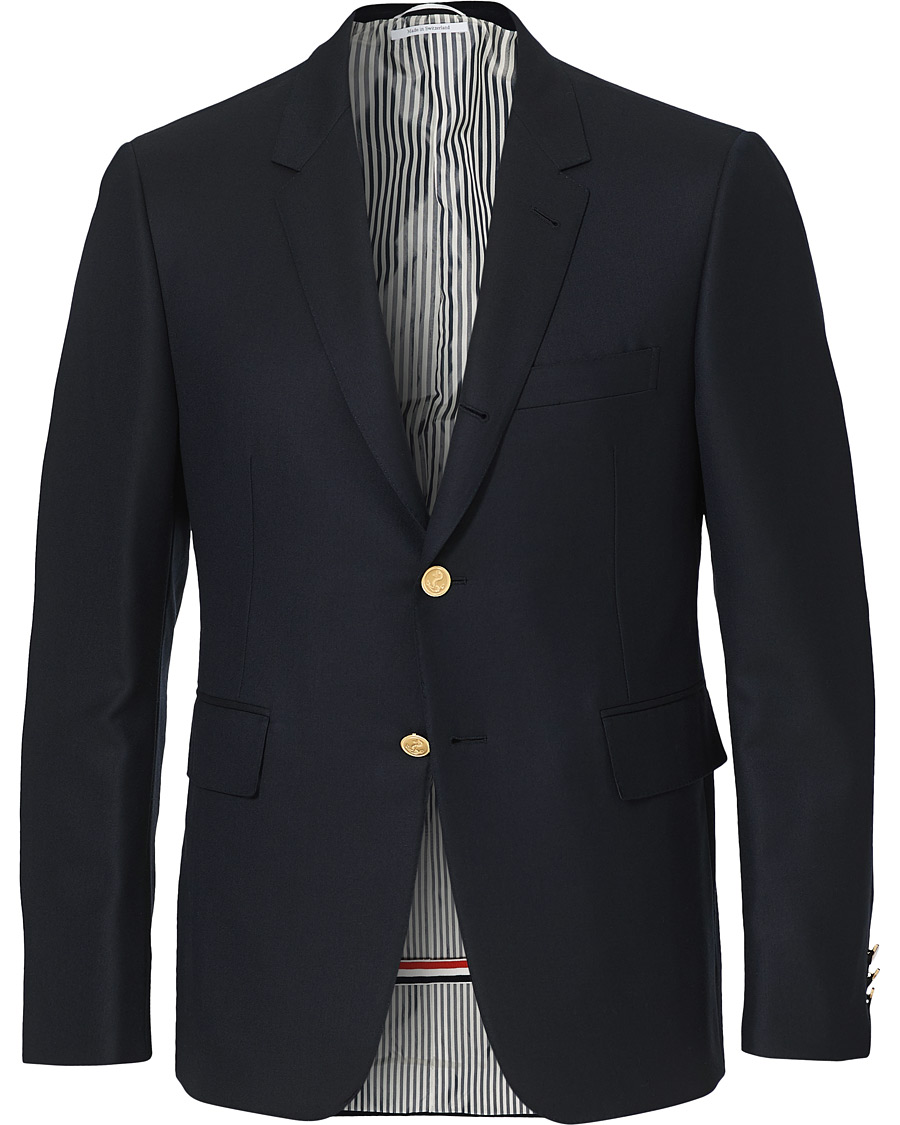 Homme | Blazers | Thom Browne | Super 120s Wool Blazer Navy
