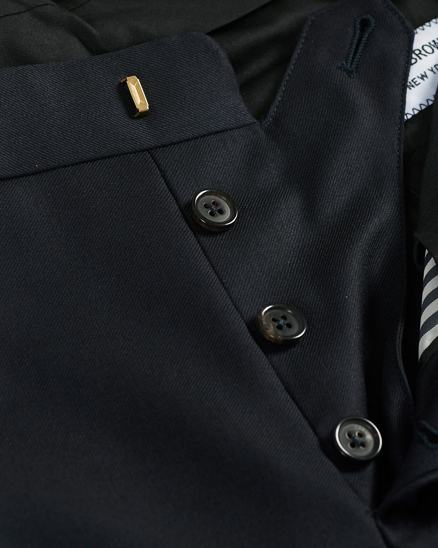 Homme | Pantalons | Thom Browne | Super 120s Wool Trousers Navy