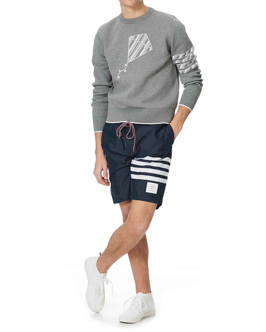 Homme | Shorts | Thom Browne | Swim Tech 4-Bar Shorts Navy