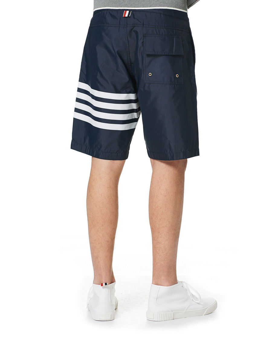 Homme | Shorts | Thom Browne | Swim Tech 4-Bar Shorts Navy