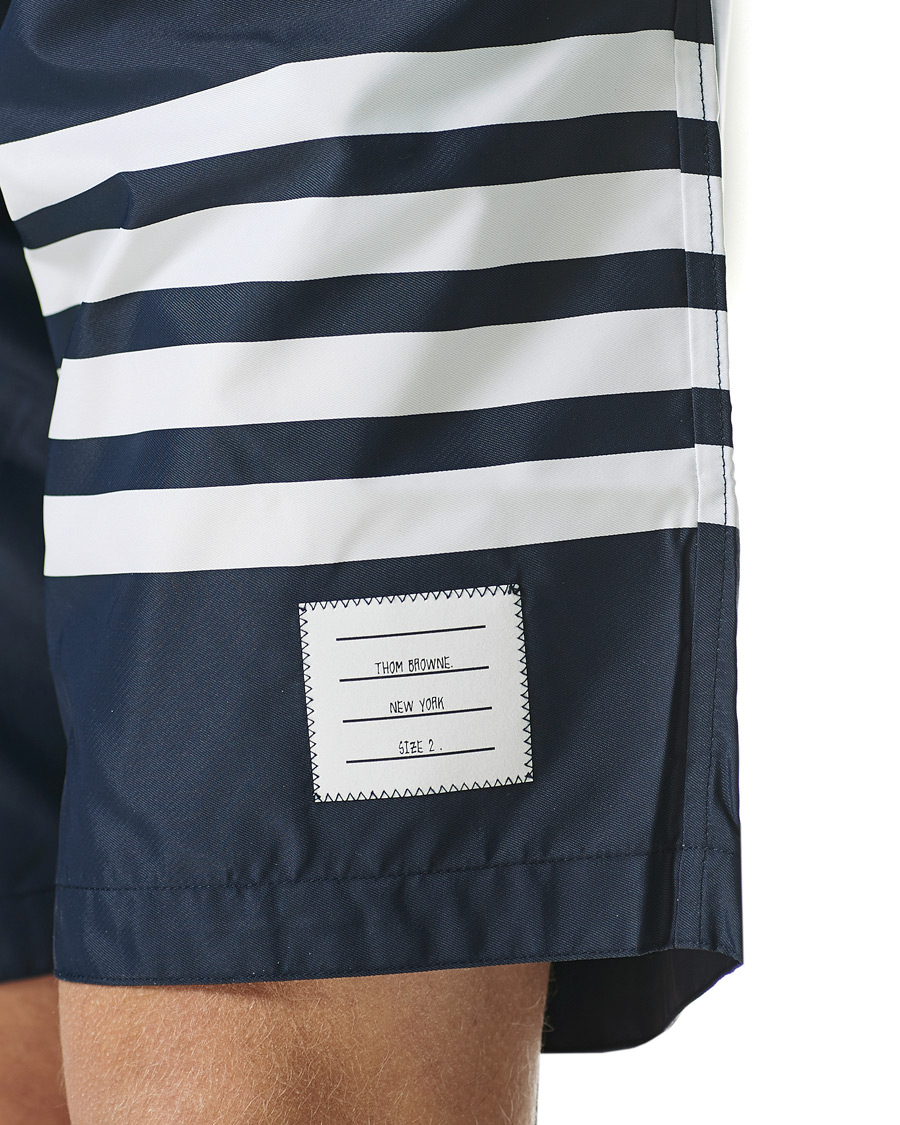 Homme | Shorts | Thom Browne | Swim Tech 4-Bar Shorts Navy
