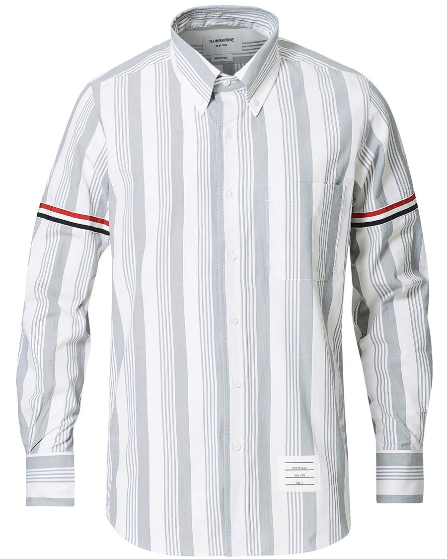 Homme | Chemises | Thom Browne | Striped Shirt White/Grey