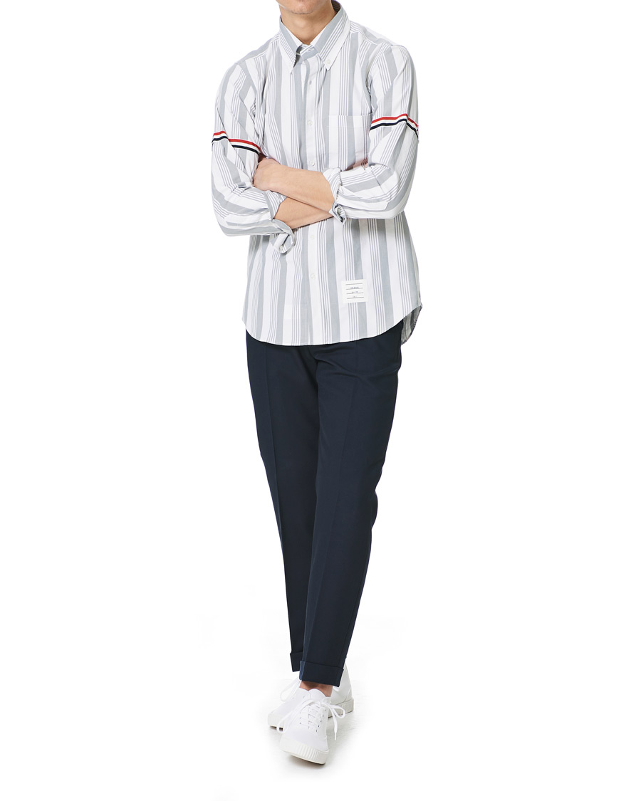 Homme | Chemises | Thom Browne | Striped Shirt White/Grey