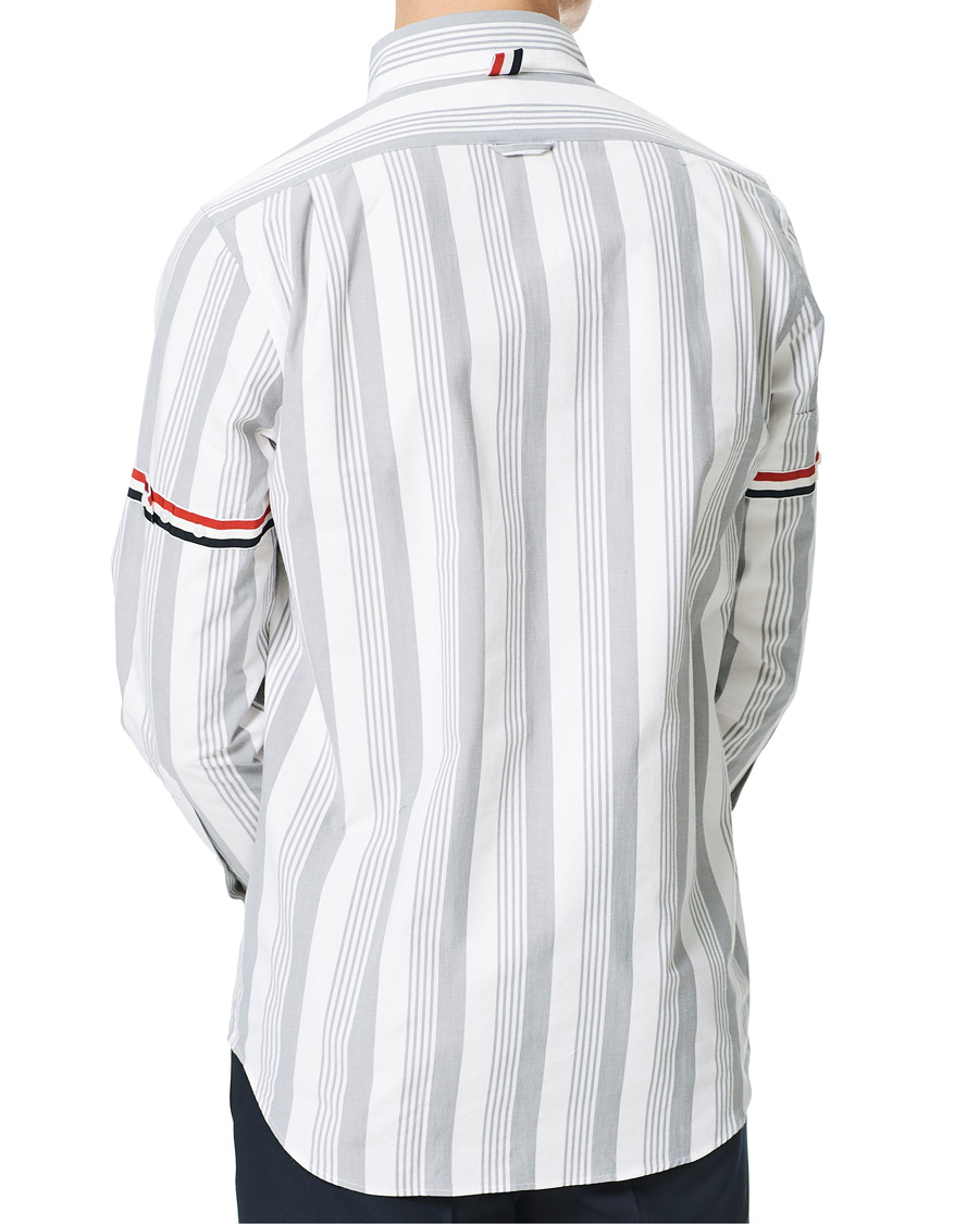 Homme | Chemises | Thom Browne | Striped Shirt White/Grey