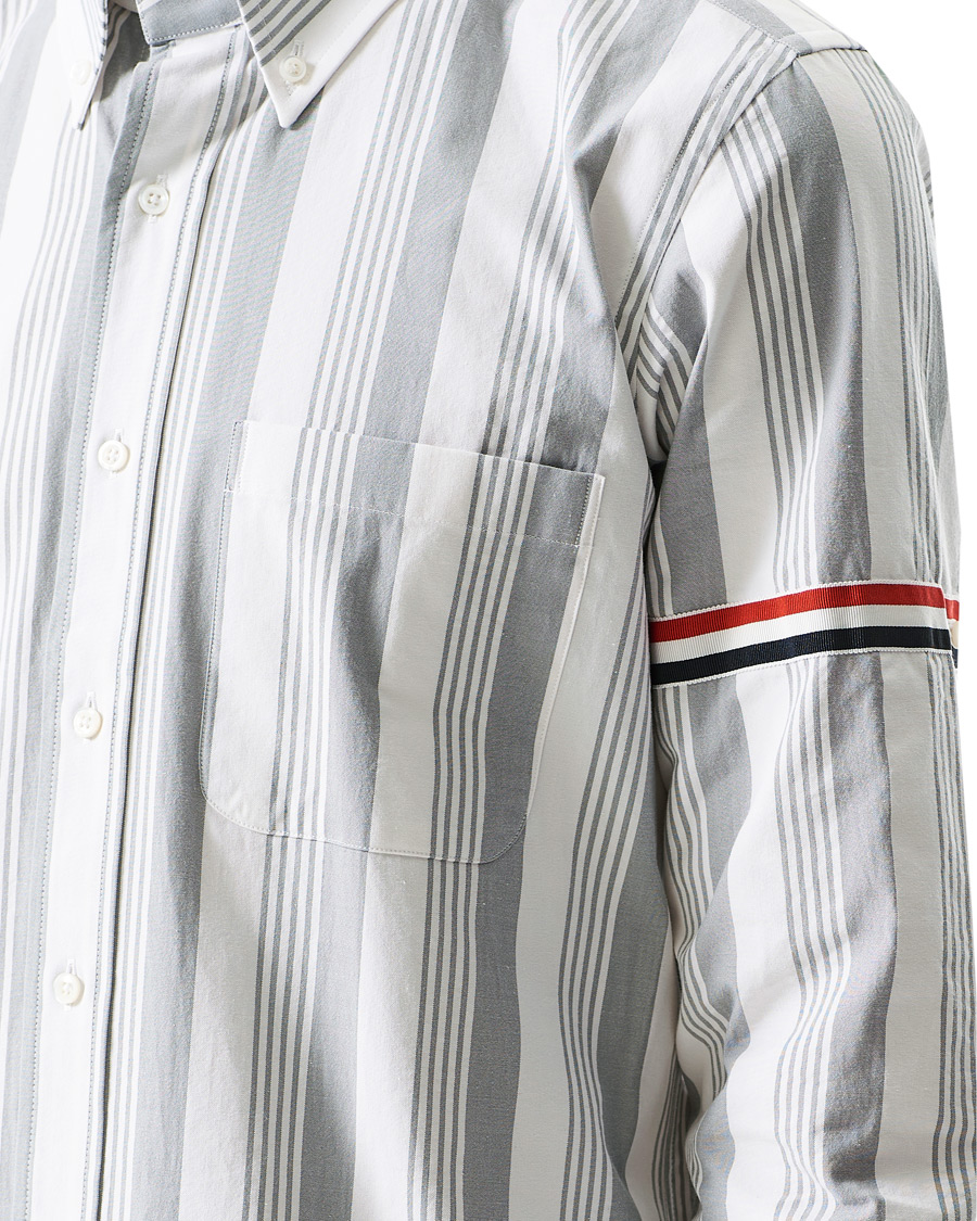Homme | Chemises | Thom Browne | Striped Shirt White/Grey