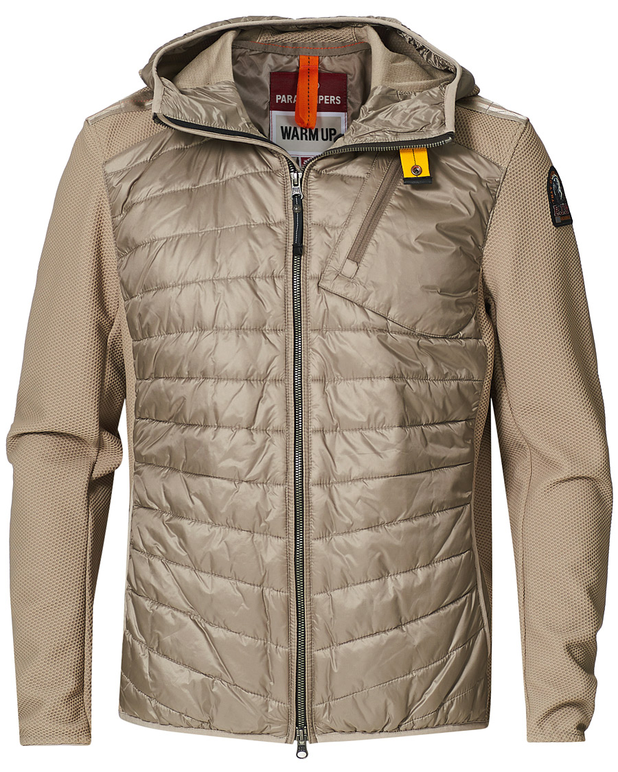 Heren | Truien | Parajumpers | Nolan Mesh Hooded Hybrid Atmosphere