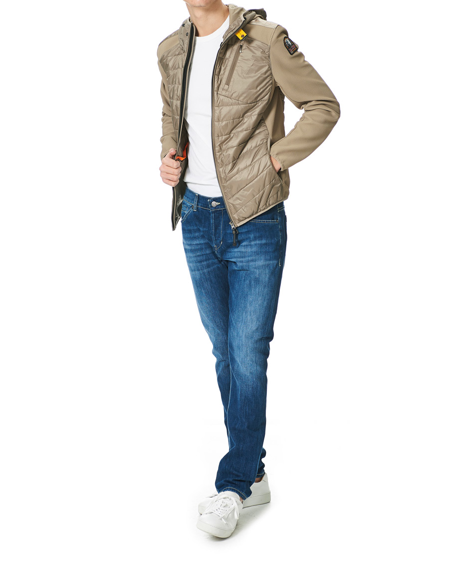 Heren | Truien | Parajumpers | Nolan Mesh Hooded Hybrid Atmosphere