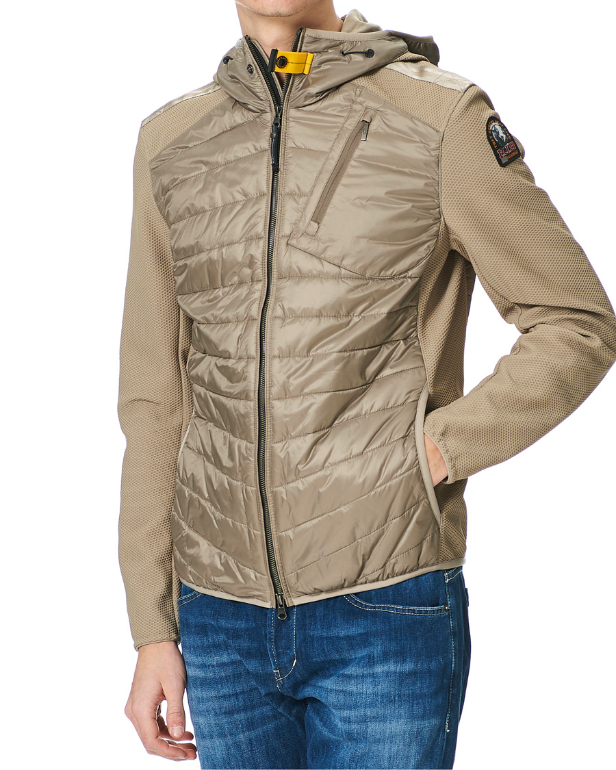 Heren | Truien | Parajumpers | Nolan Mesh Hooded Hybrid Atmosphere