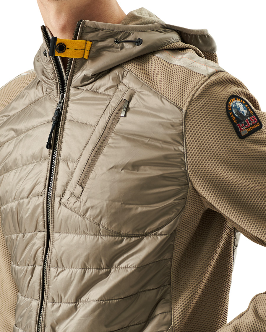 Heren | Truien | Parajumpers | Nolan Mesh Hooded Hybrid Atmosphere