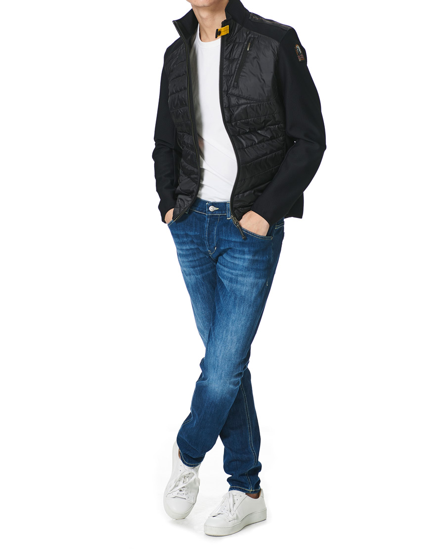 Homme | Pulls Et Tricots | Parajumpers | Jayden Mesh Hybrid Jacket Black