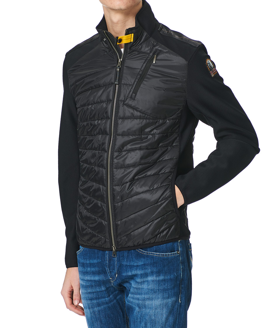 Homme | Pulls Et Tricots | Parajumpers | Jayden Mesh Hybrid Jacket Black