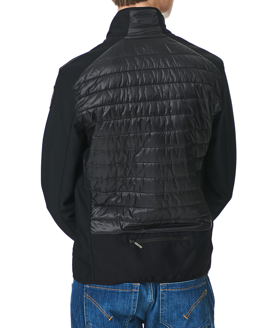Homme | Pulls Et Tricots | Parajumpers | Jayden Mesh Hybrid Jacket Black
