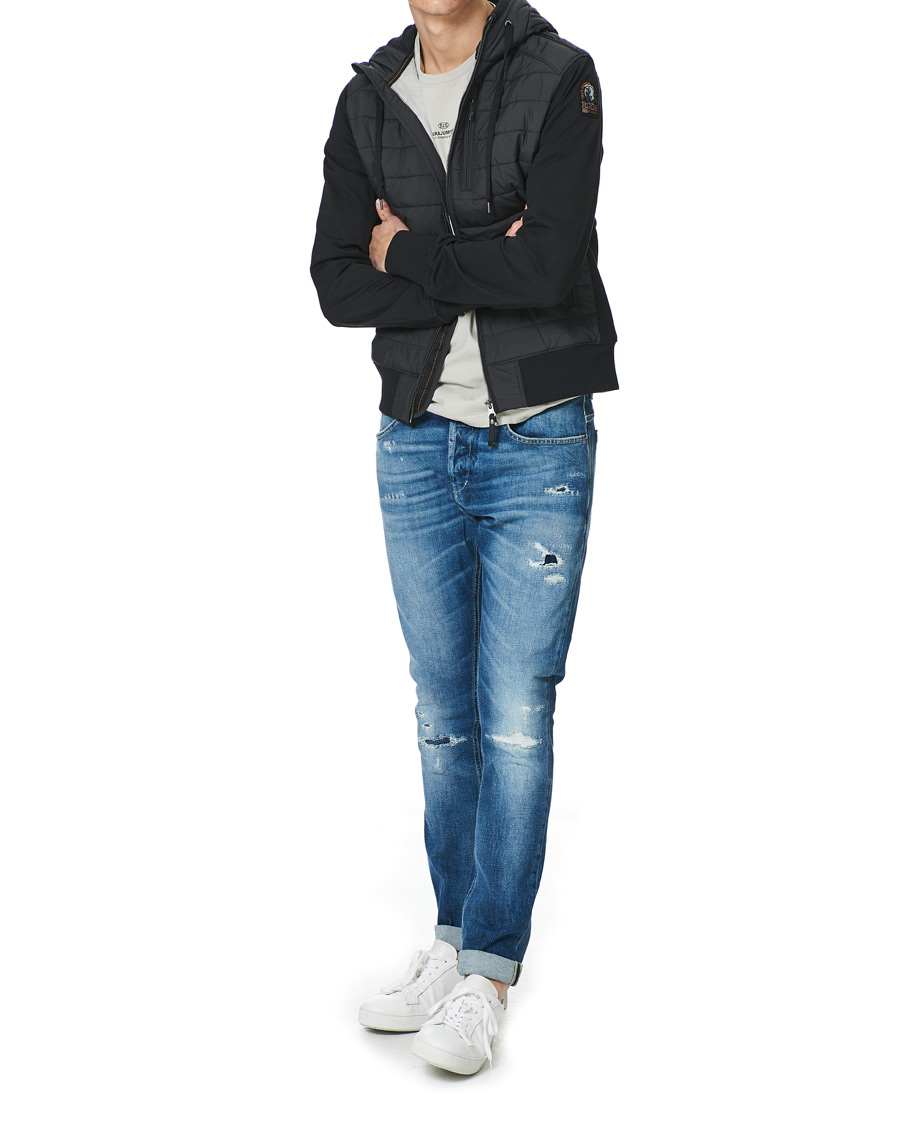 Homme | Pulls Et Tricots | Parajumpers | Ivor Hybrid Jacket Black