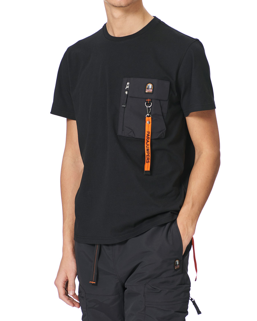 Homme | T-shirts | Parajumpers | Mojave Pocket Crew Neck Tee Black