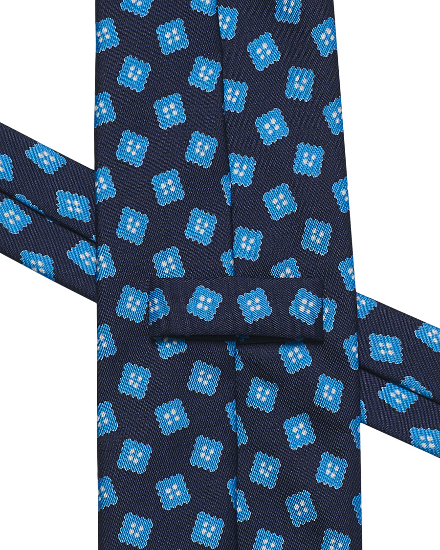Homme | E. Marinella 1963 Archive 8 cm Silk Tie Navy | E. Marinella | 1963 Archive 8 cm Silk Tie Navy
