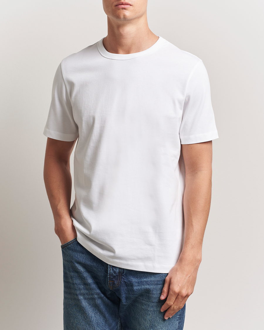Heren | T-shirts | A Day's March | Heavyweight T-Shirt White