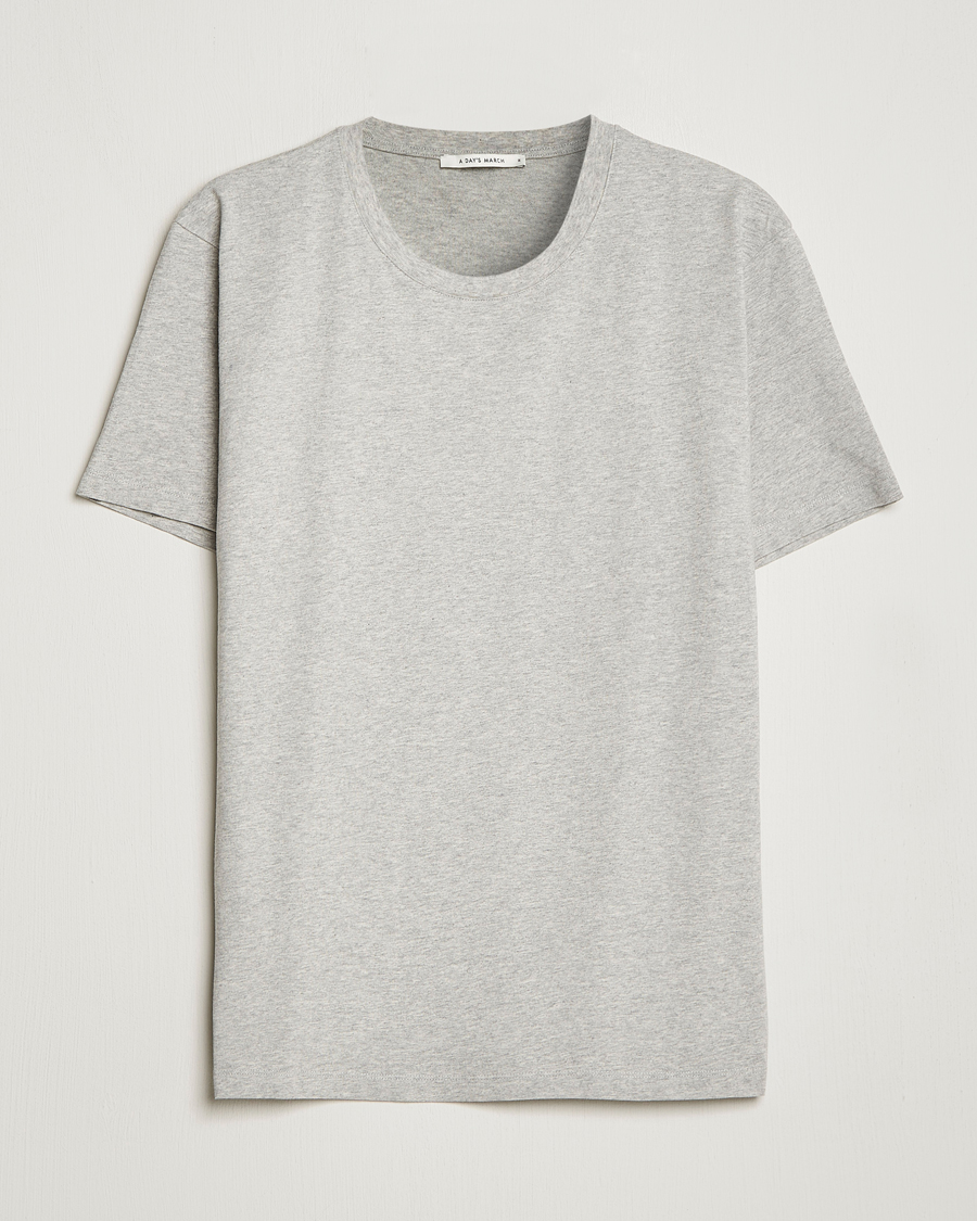 Homme | T-shirts | A Day's March | Classic Fit Tee Grey Melange