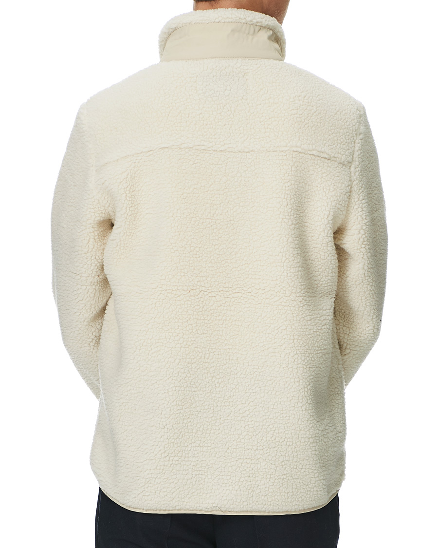 Heren | Truien | A Day's March | Granån Recycled Fleece Jacket Off White