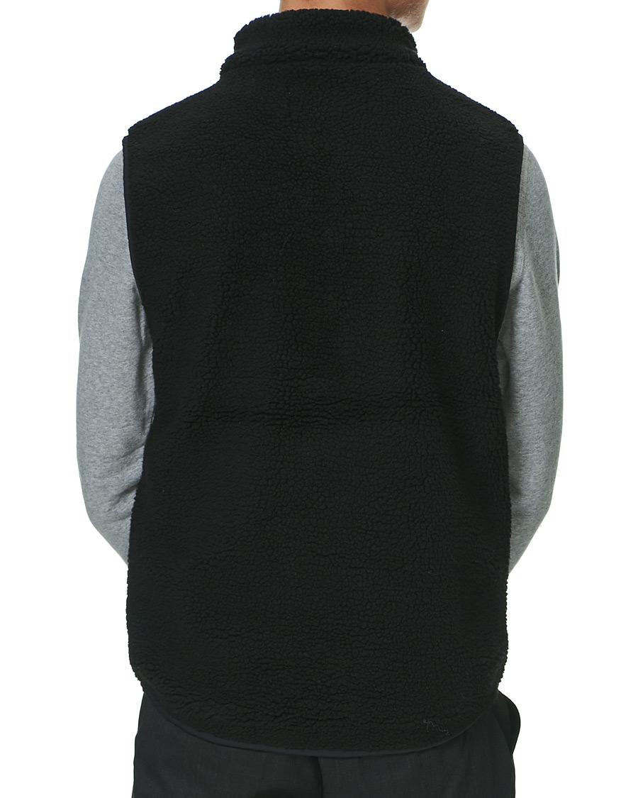 Heren | Truien | A Day's March | Arvån Recycled Fleece Vest Black