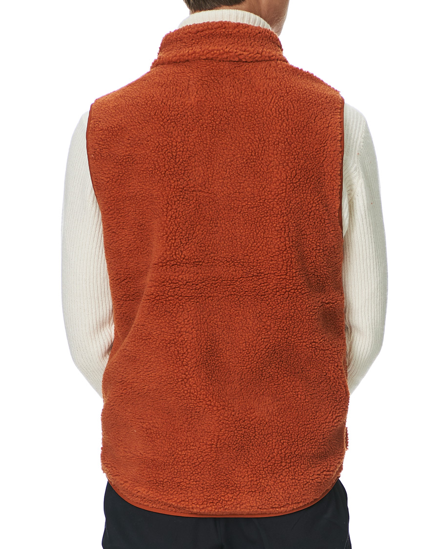 Homme | Pulls Et Tricots | A Day's March | Arvån Recycled Fleece Vest Faded Orange