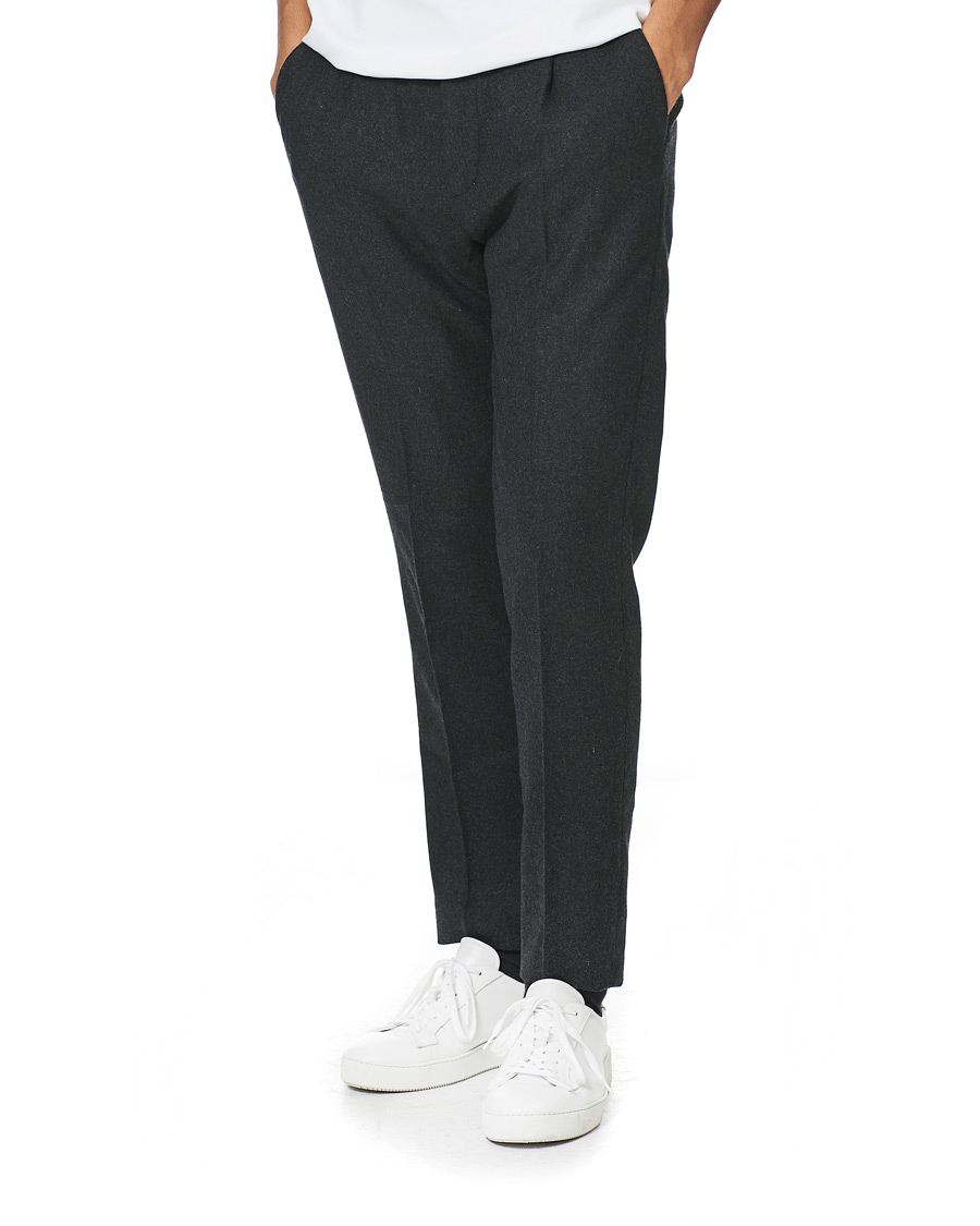 Homme | Pantalons | A Day's March | Crovie Wool Trousers Grey Melange