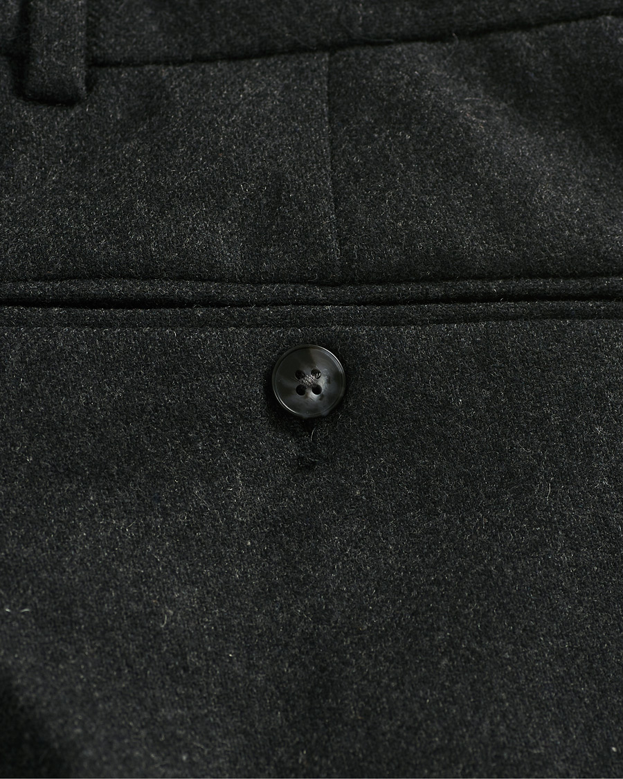 Homme | Pantalons | A Day's March | Crovie Wool Trousers Grey Melange