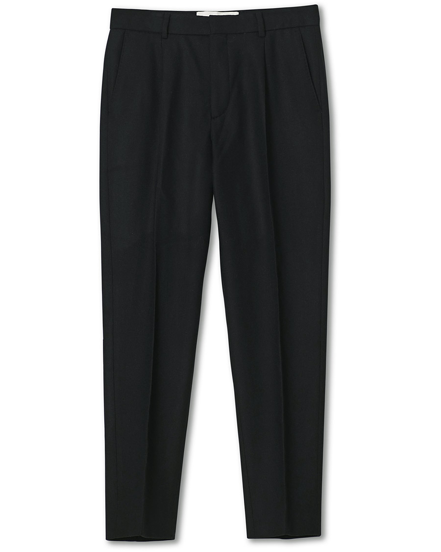Homme | Pantalons | A Day's March | Crovie Wool Trousers Black