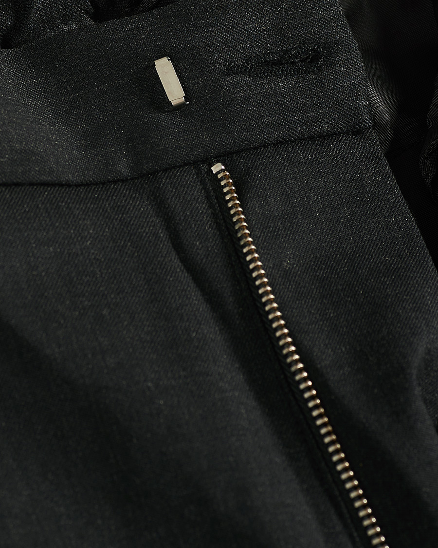 Heren | Broeken | A Day's March | Smart Trousers Wool Twill Charcoal