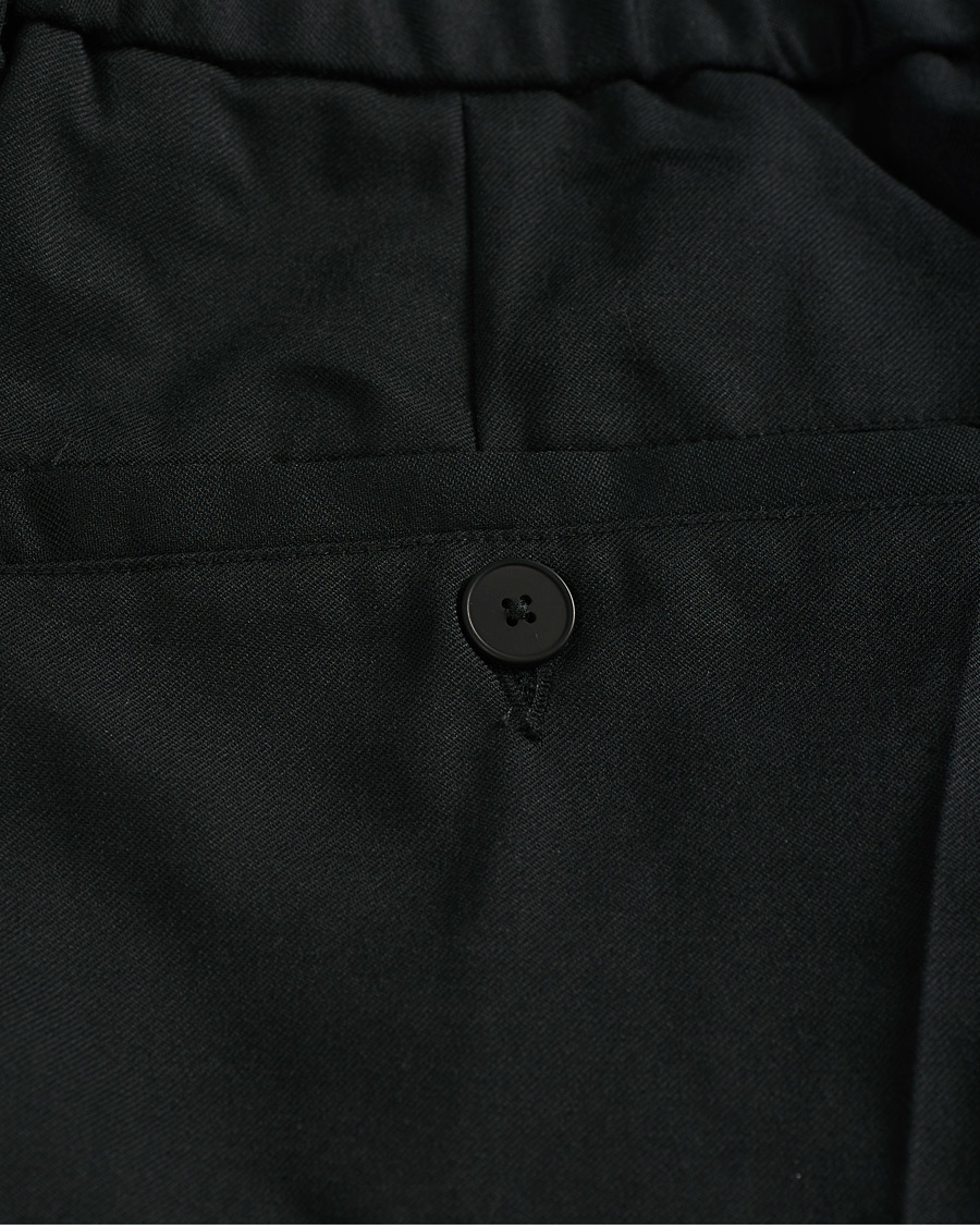 Homme | Pantalons | A Day's March | Smart Trousers Wool Twill Black
