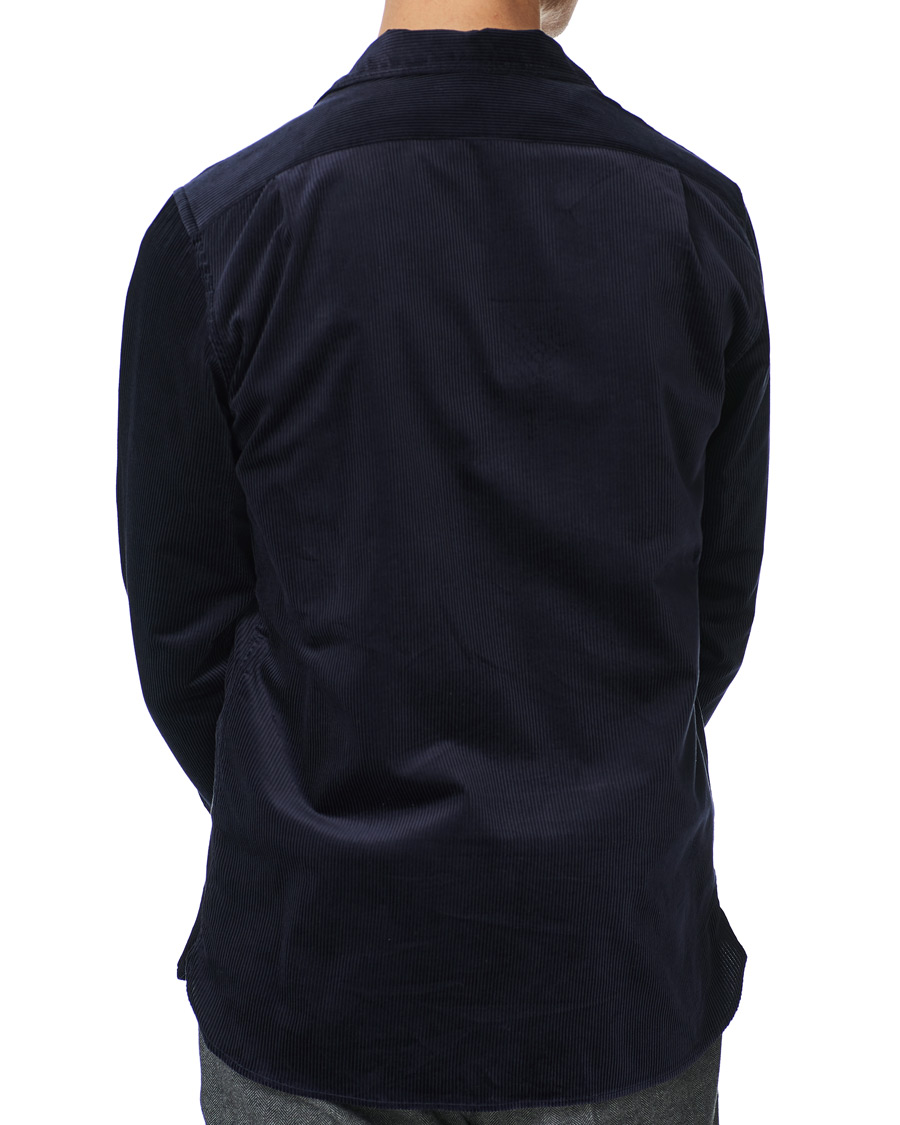 Homme | Chemises | Ralph Lauren Purple Label | Double Pocket Overshirt Classic Navy